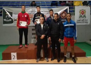 تألق أبطال نادي الكوكب المراكشي للمصارعة بنهائي البطولة الوطنية شبان