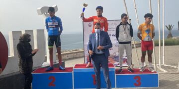 دراج الكوكب المراكشي وليد الساخي يتأهل البطولة الوطنية للرياضة المدرسية