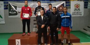 تألق أبطال نادي الكوكب المراكشي للمصارعة بنهائي البطولة الوطنية شبان