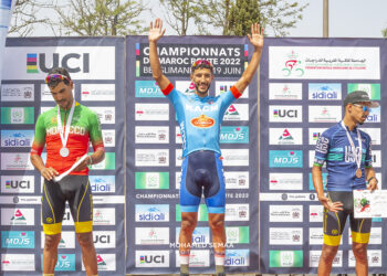 بعد 30سنة من الجفاء ، أشرف الدغمي يغني خزانة الكوكب المراكشي ببطولة المغرب لسباق الدراجات