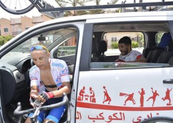 دراجو الكوكب المراكشي يقودون منتخب عصبة مراكش أسفي بطواف البيضاء