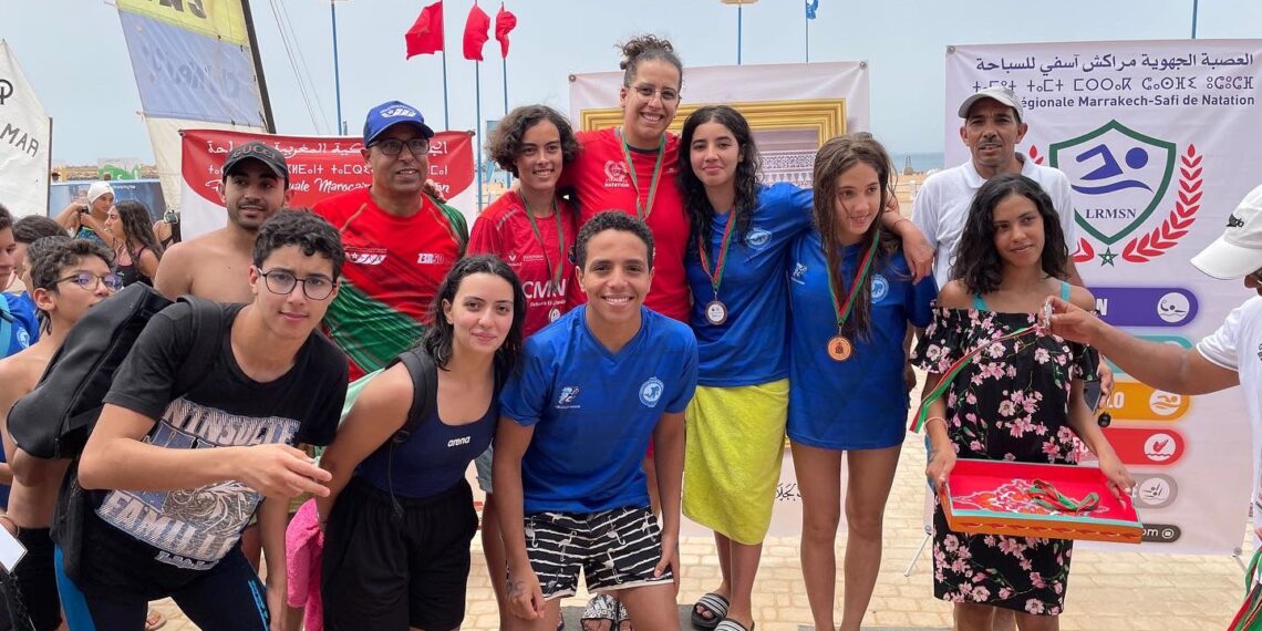 سباحة الكوكب المراكشي فدوى فدادي تتوج بأسفي بطلة لسباق المياه المفتوحة