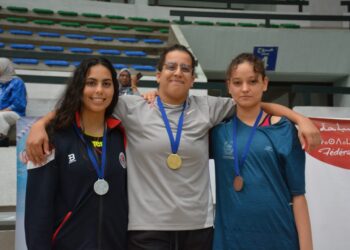 سباحة الكوكب المراكشي فدوى فيدادي تحقق الإزدواجية في بطولة المغرب
