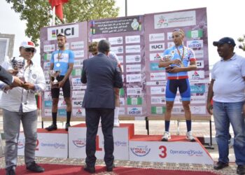 دراج الكوكب المراكشي العميد عدنان عربية يحل ثالثا بالمرحلة الثالثة لطواف خنيفرة بني ملال