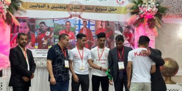 نادي الكوكب الرياضي المراكشي بالروح و الجسد يحضر بمونديال قطر لدعم المنتخب الوطني