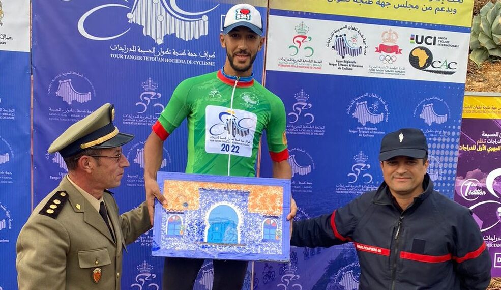 أشرف الدغمي ينتزع القميص الأخضر بطواف الشمال و يؤكد تفوق دراجة الكوكب المراكشي