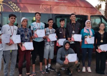 تتويجات بالجملة لعدائي الكوكب المراكشي بملتقى العيون