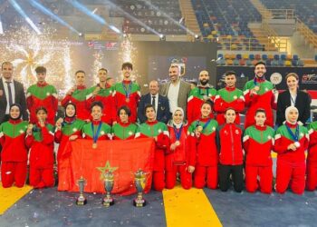 نجمة الكوكب المراكشي مريم خلال ضمن النخبة الوطنية المتصدر للعرب