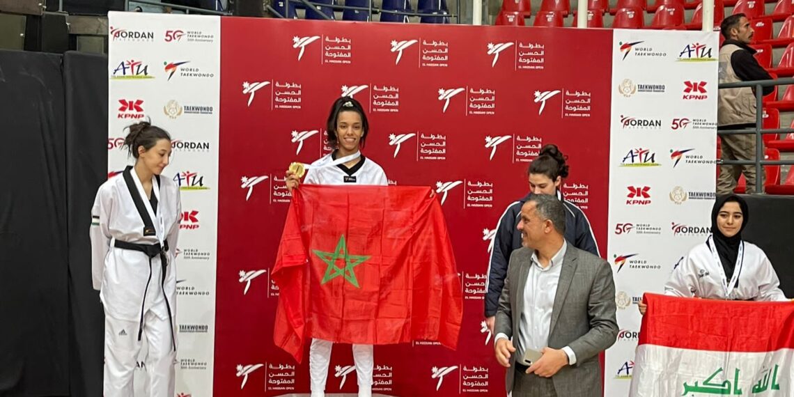 عين بطلة الكوكب المراكشي التيكواندو على بطولة العالم