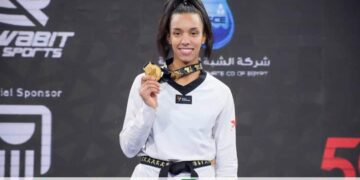 عين بطلة الكوكب المراكشي التيكواندو على بطولة العالم