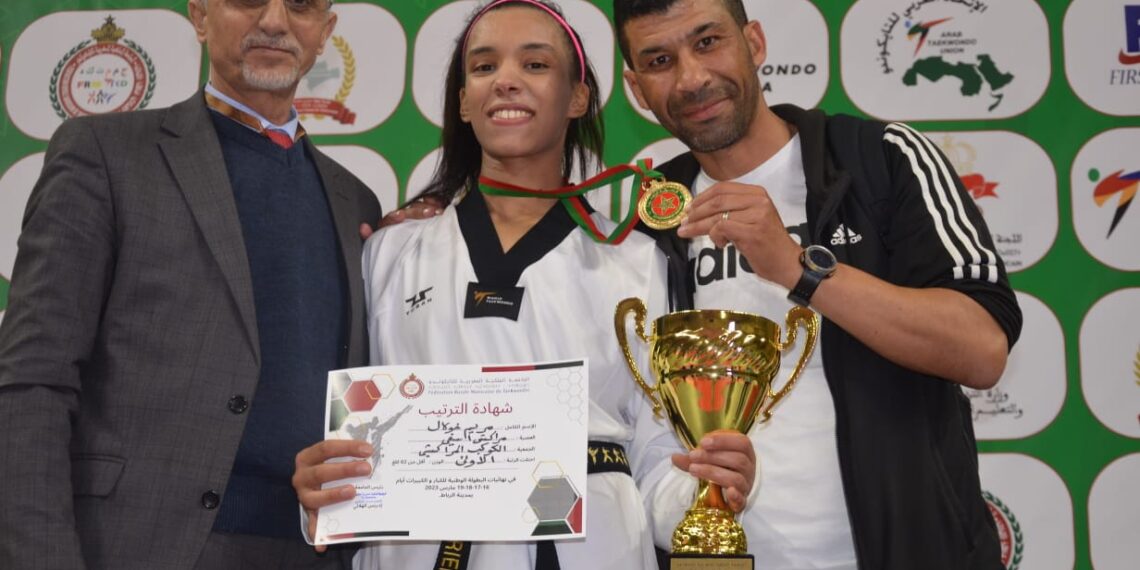 عين بطلة الكوكب المراكشي التيكواندو على بطولة العالم