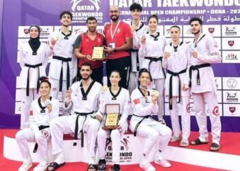 الكوكبية مريم خولال ضمن النخبة الوطنية التي توجت بالدوري الدولي للتكوندو المعتمد لقطر 2023