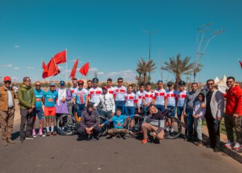 دراجة الكوكب المراكشي في مقدمة السباق الوطني لمدينة مراكش