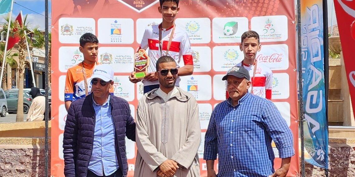 سباق تافراوت للدراجات ، خمس ميداليات للكوكب المراكشي