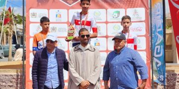 سباق تافراوت للدراجات ، خمس ميداليات للكوكب المراكشي