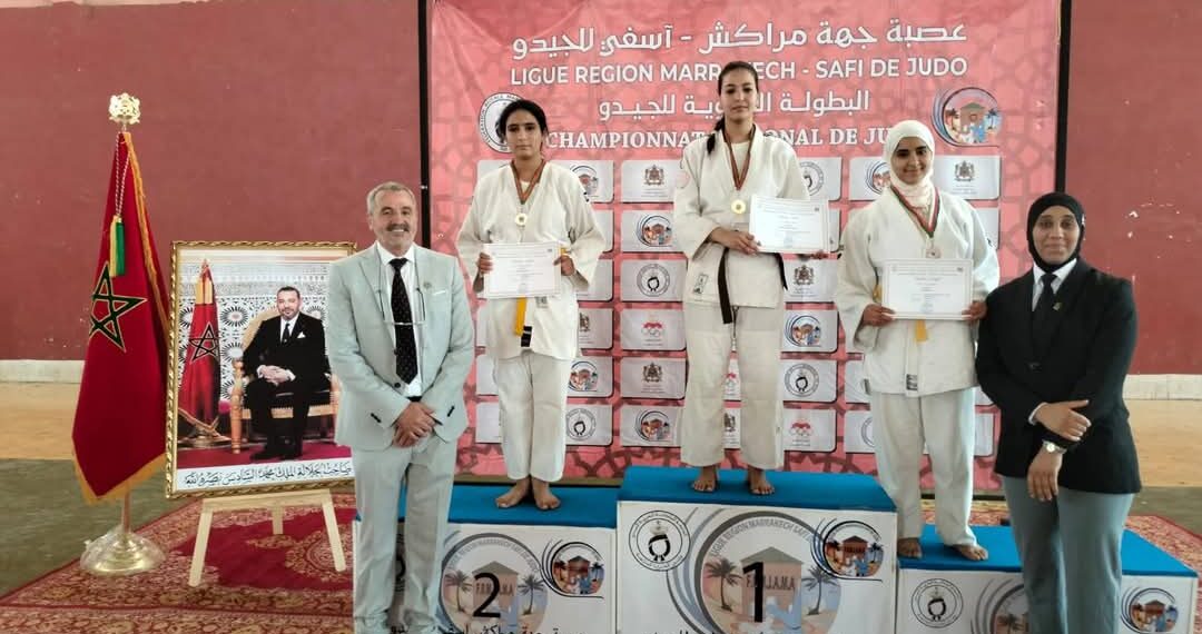 علامة التميز لأبطال الكوكب المراكشي للجيدو بمنافسات بطولة الجهة