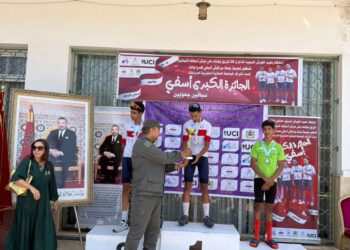 الجائزة الكبرى لسباق مدينة أسفي للدراجات فتيان  تعود للكوكب المراكشي
